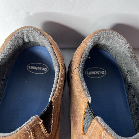 Dr scholl’s keenMen's Brown Leather Slip-On Shoes size 10,5 - Picture 2 of 7